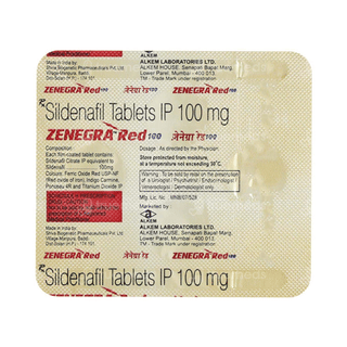 Zenegra Red 100 MG Tablet 1